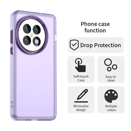 For OnePlus 13 Case PC+TPU+PET Matte Anti-Drop Phone Back Cover