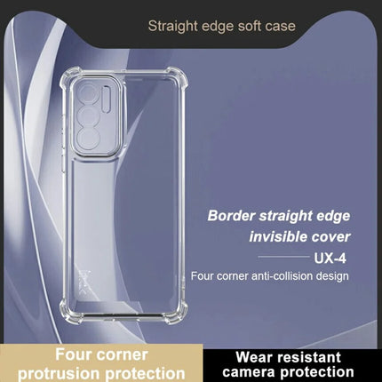 IMAK UX-4 Series Clear Phone Case for Huawei P40 Four Corner Shockproof TPU Back Cover