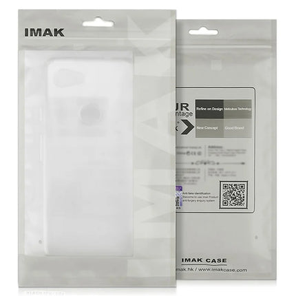 IMAK UX-4 Series Clear Phone Case for Huawei P40 Pro Four Corner Shockproof TPU Back Cover