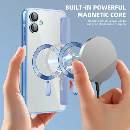 For Samsung Galaxy A06 Case Compatible with MagSafe RFID Blocking Leather Phone Cover
