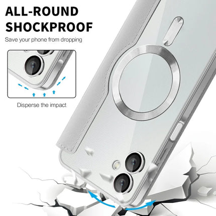 For Samsung Galaxy A06 Case Compatible with MagSafe RFID Blocking Leather Phone Cover