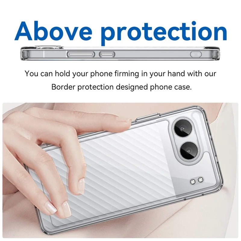 ShopCaseCart Stylish Cover OnePlus Nord 4 Protective cover TPU+Acrylic Clear Phone Guard with Tempered Glass Film