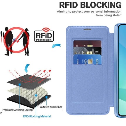 For Samsung Galaxy A16 4G / 5G Case Compatible with MagSafe Rhombus PU Leather Phone Cover