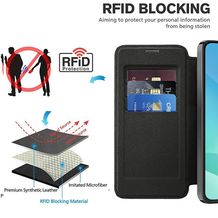 For Samsung Galaxy A16 4G / 5G Case Compatible with MagSafe Rhombus PU Leather Phone Cover