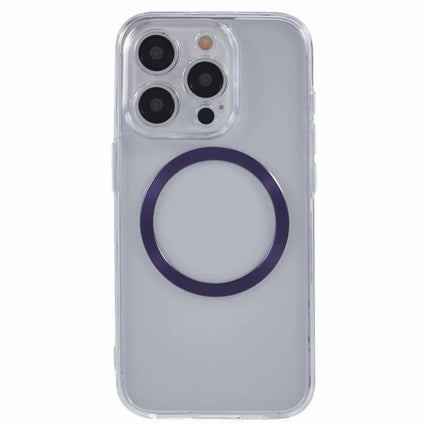For iPhone 15 Pro Max Case Compatible with MagSafe CD Vein TPU+Acrylic Phone Cover