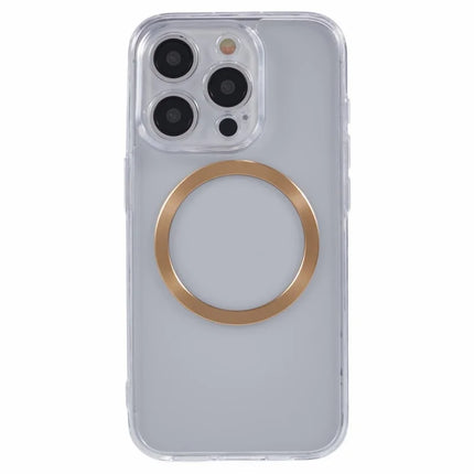 For iPhone 15 Pro Max Case Compatible with MagSafe CD Vein TPU+Acrylic Phone Cover