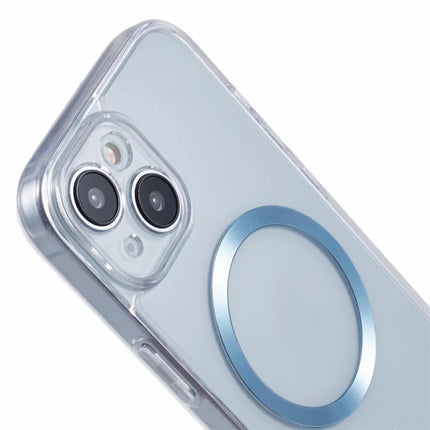 For iPhone 14 Case Compatible with MagSafe CD Vein TPU+Acrylic Phone Cover