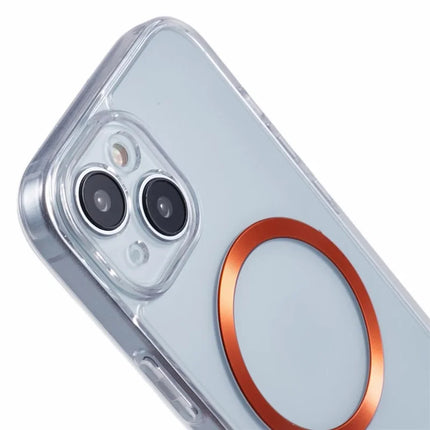 For iPhone 14 Case Compatible with MagSafe CD Vein TPU+Acrylic Phone Cover