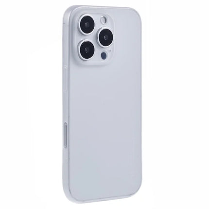 X-LEVEL For iPhone 16 Pro Max Case Hard PP Matte Phone Cover 0.18mm Ultra-Thin - Transparent