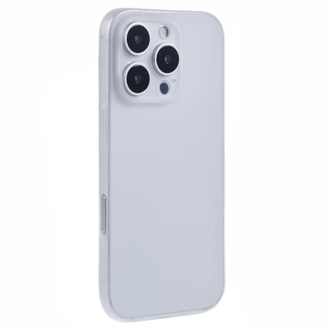 X-LEVEL For iPhone 16 Pro Max Case Hard PP Matte Phone Cover 0.18mm Ultra-Thin - Transparent