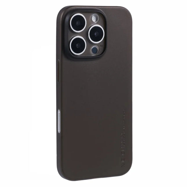 X-LEVEL For iPhone 16 Pro Max Case Hard PP Matte Phone Cover 0.18mm Ultra-Thin - Transparent Black