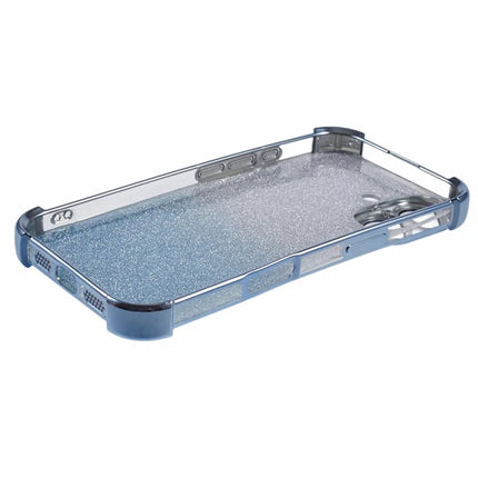 For iPhone 16 Plus Case Butterfly Kickstand Glitter TPU Shockproof Phone Cover