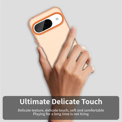 For Google Pixel 9 / 9 Pro Case PC+TPU+PET Matte Anti-Drop Phone Back Cover