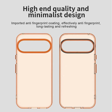 For Google Pixel 9 / 9 Pro Case PC+TPU+PET Matte Anti-Drop Phone Back Cover