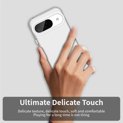 For Google Pixel 9 / 9 Pro Case PC+TPU+PET Matte Anti-Drop Phone Back Cover