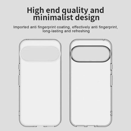 For Google Pixel 9 / 9 Pro Case PC+TPU+PET Matte Anti-Drop Phone Back Cover