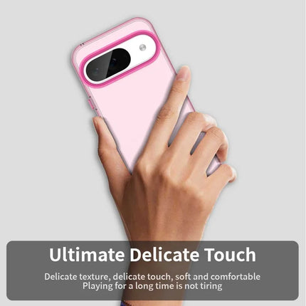 For Google Pixel 9 / 9 Pro Case PC+TPU+PET Matte Anti-Drop Phone Back Cover