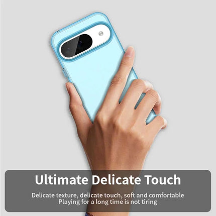 For Google Pixel 9 / 9 Pro Case PC+TPU+PET Matte Anti-Drop Phone Back Cover
