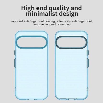 For Google Pixel 9 / 9 Pro Case PC+TPU+PET Matte Anti-Drop Phone Back Cover