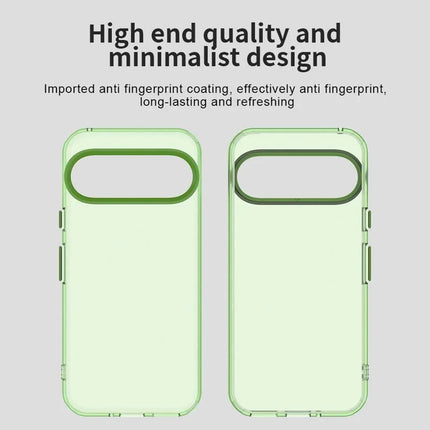 For Google Pixel 9 / 9 Pro Case PC+TPU+PET Matte Anti-Drop Phone Back Cover