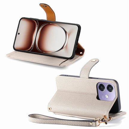 RFID Blocking Case For Oppo A3x 4G / A40 4G / A60 5G Zipper Pocket Leather Wallet Phone Cover
