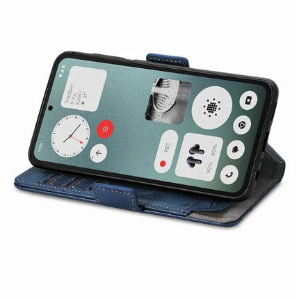 CASENEO 002 Series Case For Oppo A3x 4G / A40 4G / A60 5G Stand Wallet Splicing PU Leather Cover
