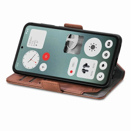 CASENEO 002 Series Case For Oppo A3x 4G / A40 4G / A60 5G Stand Wallet Splicing PU Leather Cover