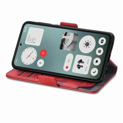 CASENEO 002 Series Case For Oppo A3x 4G / A40 4G / A60 5G Stand Wallet Splicing PU Leather Cover