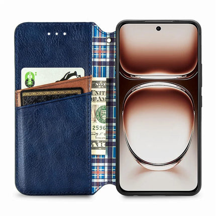 PU Leather Case For Motorola Thinkphone 25 5G / Moto S50 5G / Edge 50 Neo 5G Rhombus Imprint Wallet Stand Phone Cover