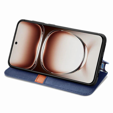 PU Leather Case For Motorola Thinkphone 25 5G / Moto S50 5G / Edge 50 Neo 5G Rhombus Imprint Wallet Stand Phone Cover
