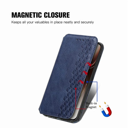 PU Leather Case For Motorola Thinkphone 25 5G / Moto S50 5G / Edge 50 Neo 5G Rhombus Imprint Wallet Stand Phone Cover