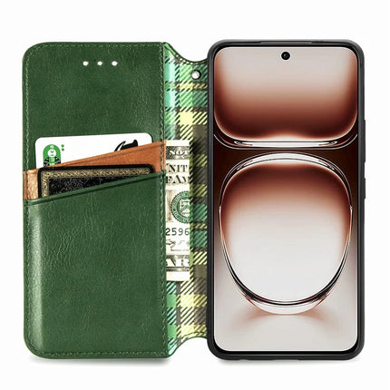 PU Leather Case For Motorola Thinkphone 25 5G / Moto S50 5G / Edge 50 Neo 5G Rhombus Imprint Wallet Stand Phone Cover