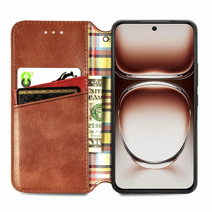 PU Leather Case For Motorola Thinkphone 25 5G / Moto S50 5G / Edge 50 Neo 5G Rhombus Imprint Wallet Stand Phone Cover