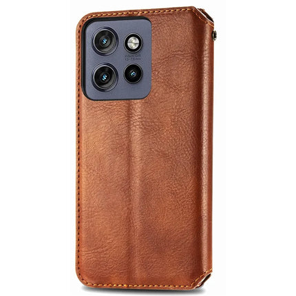PU Leather Case For Motorola Thinkphone 25 5G / Moto S50 5G / Edge 50 Neo 5G Rhombus Imprint Wallet Stand Phone Cover