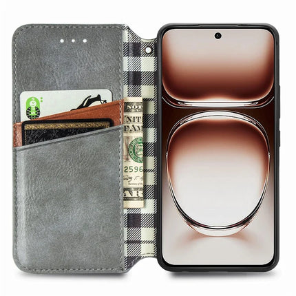 PU Leather Case For Motorola Thinkphone 25 5G / Moto S50 5G / Edge 50 Neo 5G Rhombus Imprint Wallet Stand Phone Cover