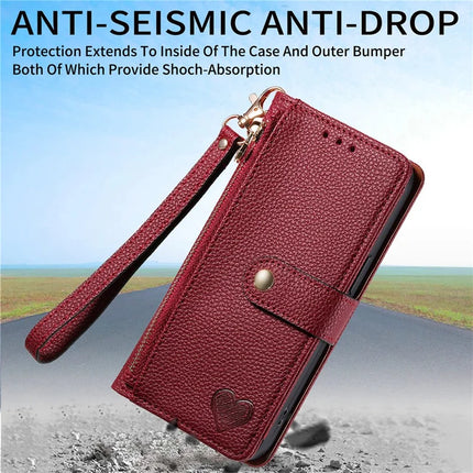 For Motorola Moto G75 5G Case RFID Blocking Zipper Pocket Leather Wallet Phone Cover