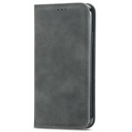 For Motorola Moto G75 5G Case Skin Touch Feeling Leather Card Holder Phone Cover Magnetic Absorption