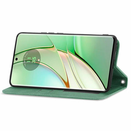 For Motorola Moto G75 5G Case Skin Touch Feeling Leather Card Holder Phone Cover Magnetic Absorption
