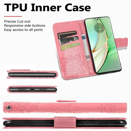For Motorola Moto G75 5G Case PU Leather Wallet Phone Cover Butterfly Pattern