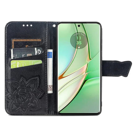 For Motorola Moto G75 5G Case PU Leather Wallet Phone Cover Butterfly Pattern