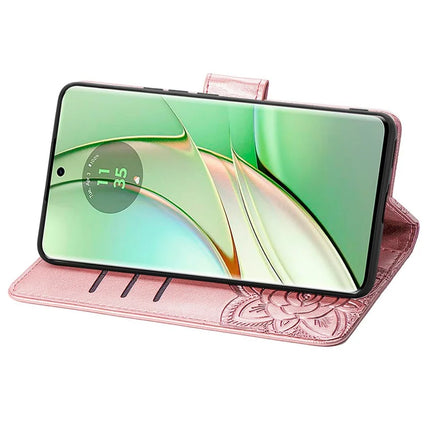 For Motorola Moto G75 5G Case PU Leather Wallet Phone Cover Butterfly Pattern