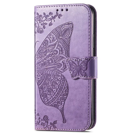 For Motorola Moto G75 5G Case PU Leather Wallet Phone Cover Butterfly Pattern