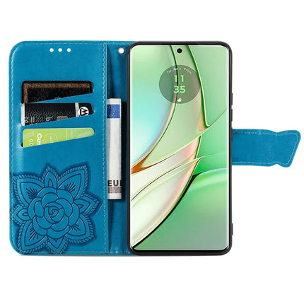 For Motorola Moto G75 5G Case PU Leather Wallet Phone Cover Butterfly Pattern