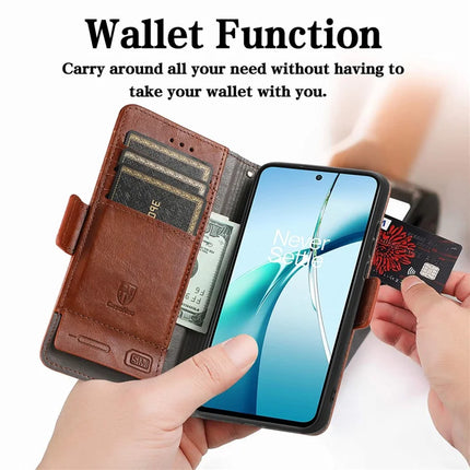 CASENEO 002 Series For Motorola Moto G75 5G Case Stand Wallet Splicing PU Leather Cover