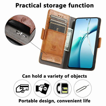 CASENEO 002 Series For Motorola Moto G75 5G Case Stand Wallet Splicing PU Leather Cover
