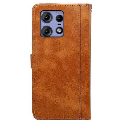 For Motorola Edge 50 Pro 5G Case Calf Texture Leather Stand Book Style Phone Cover