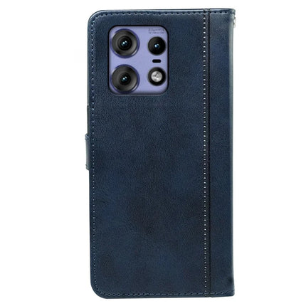 For Motorola Edge 50 Pro 5G Case Calf Texture Leather Stand Book Style Phone Cover