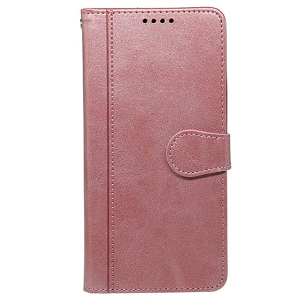 For iPhone 14 Case Calf Texture Leather Stand Book Style Phone Cover