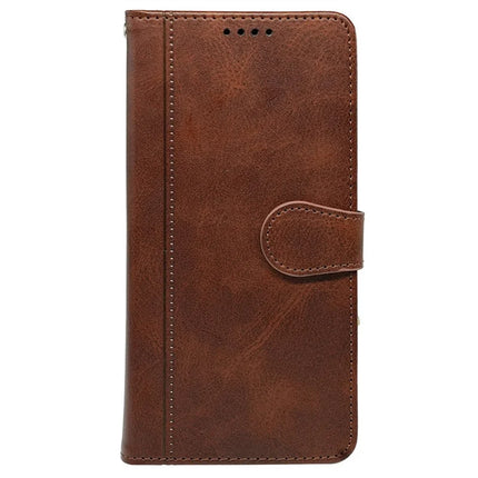 For iPhone 14 Case Calf Texture Leather Stand Book Style Phone Cover