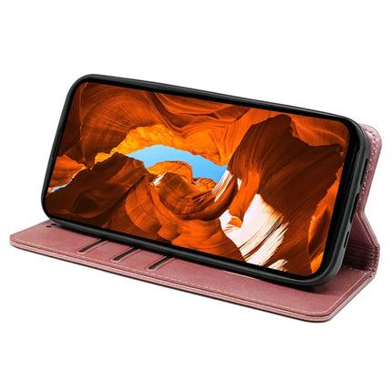For Samsung Galaxy A16 5G  /  4G Case Hidden Magnetic Closure Calf Texture Leather Phone Cover